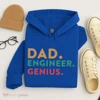 Engineering Dad Engineer Dads Dad Engineer Genius Gift Hoodie thumb 4
