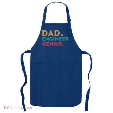 Engineering Dad Engineer Dads Dad Engineer Genius Gift Apron