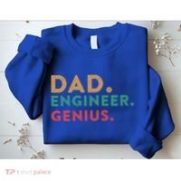 Engineering Dad Engineer Dads Dad Engineer Genius Gift Sweatshirt thumb 2