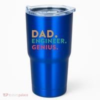 Engineering Dad Engineer Dads Dad Engineer Genius Gift Tumbler thumb 0
