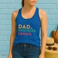 Engineering Dad Engineer Dads Dad Engineer Genius Gift Women's Tank Top thumb 2