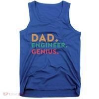 Engineering Dad Engineer Dads Dad Engineer Genius Gift Tank Top thumb 0
