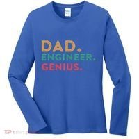 Engineering Dad Engineer Dads Dad Engineer Genius Gift Women's Long Sleeve Shirt thumb 0