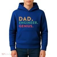Engineering Dad Engineer Dads Dad Engineer Genius Gift Kids Hoodie thumb 4