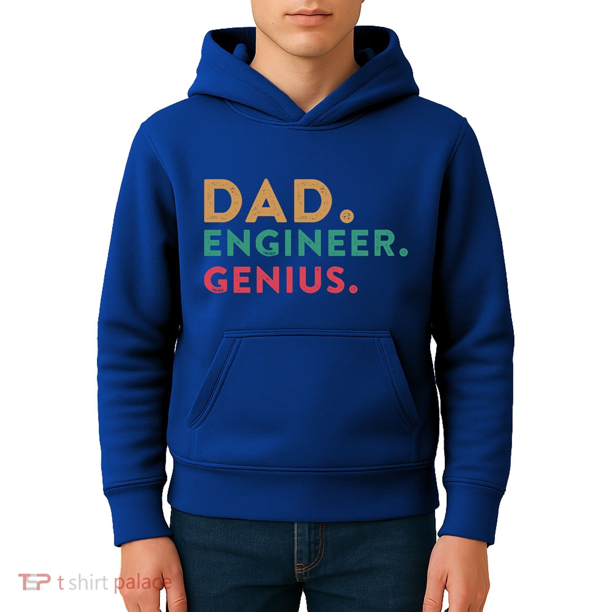 Engineering Dad Engineer Dads Dad Engineer Genius Gift Kids Hoodie