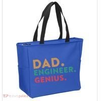 Engineering Dad Engineer Dads Dad Engineer Genius Gift Tote Bag thumb 2