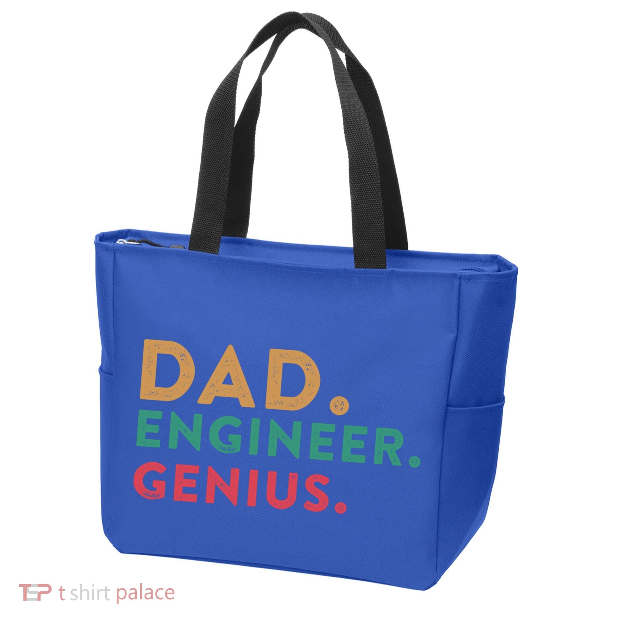 Engineering Dad Engineer Dads Dad Engineer Genius Gift Tote Bag
