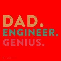 Engineering Dad Engineer Dads Dad Engineer Genius Gift Santa Hat thumb 1