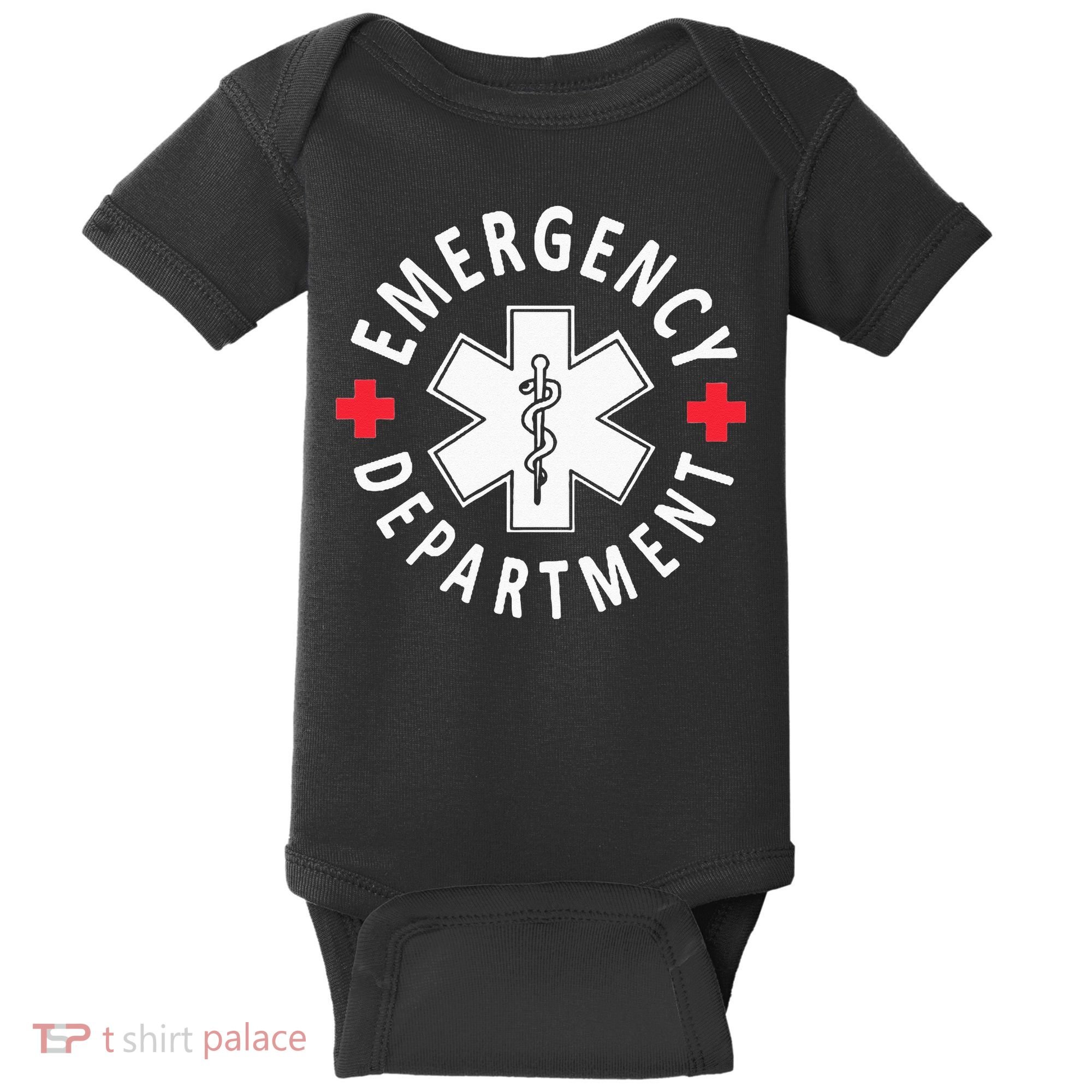 Emergency Department Emergency Room Healthcare Nursing Nurse Baby Bodysuit