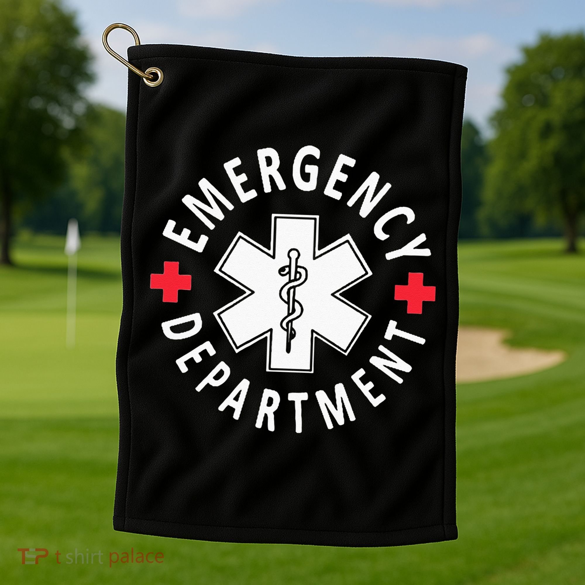Emergency Department Emergency Room Healthcare Nursing Nurse Golf Towel