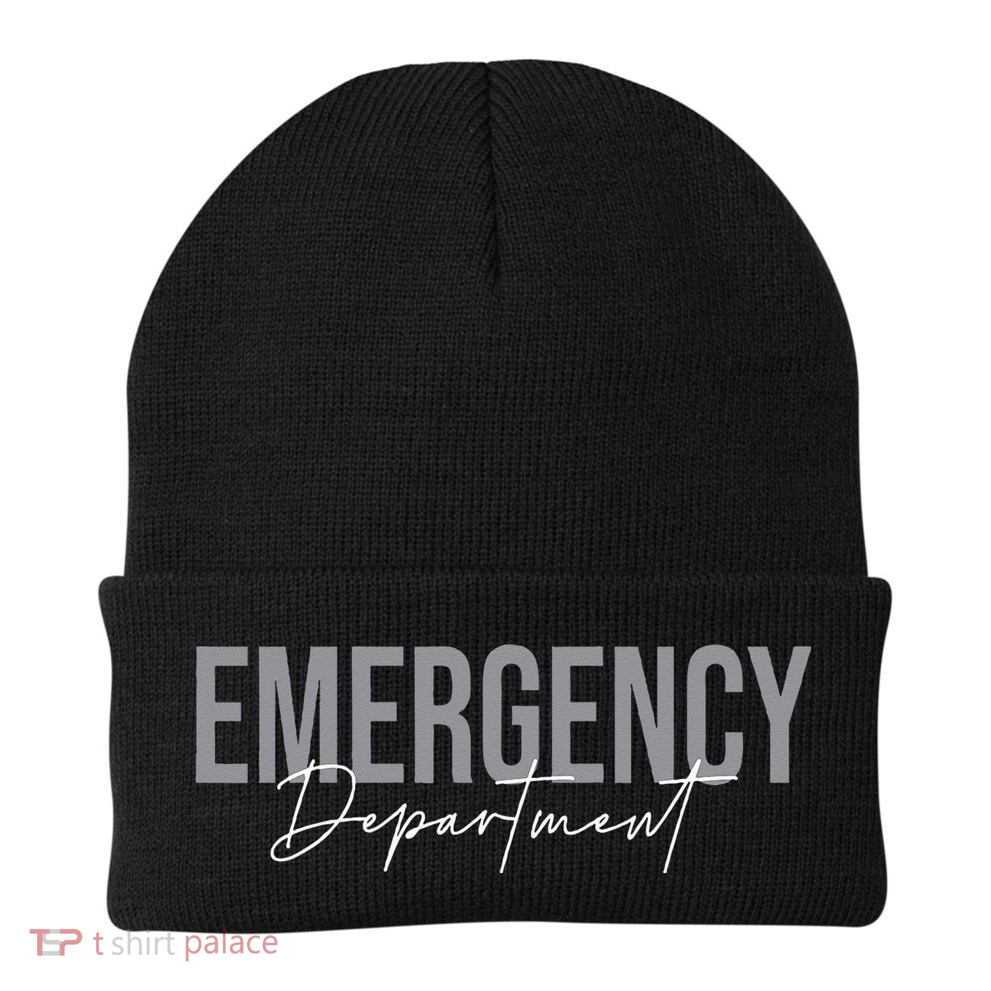 Emergency Department Emergency Room Healthcare Nursing Beanie