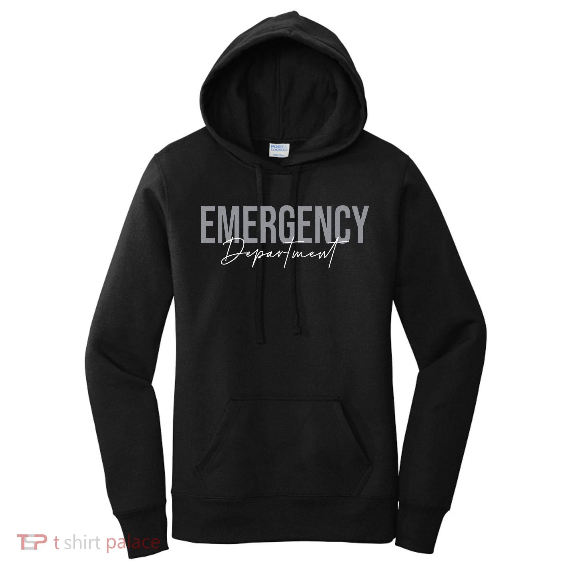 Emergency Department Emergency Room Healthcare Nursing Women's Hoodie