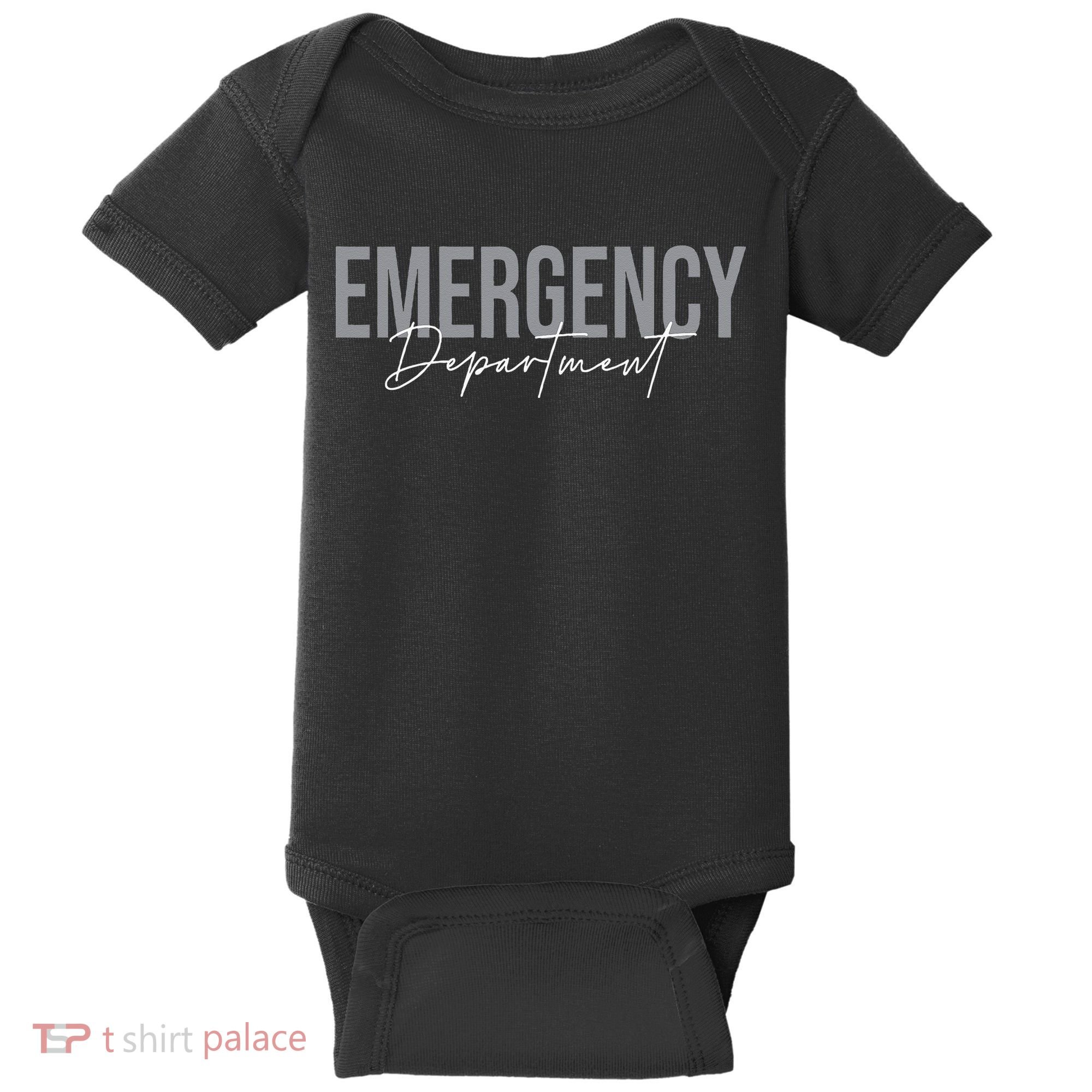 Emergency Department Emergency Room Healthcare Nursing Baby Bodysuit