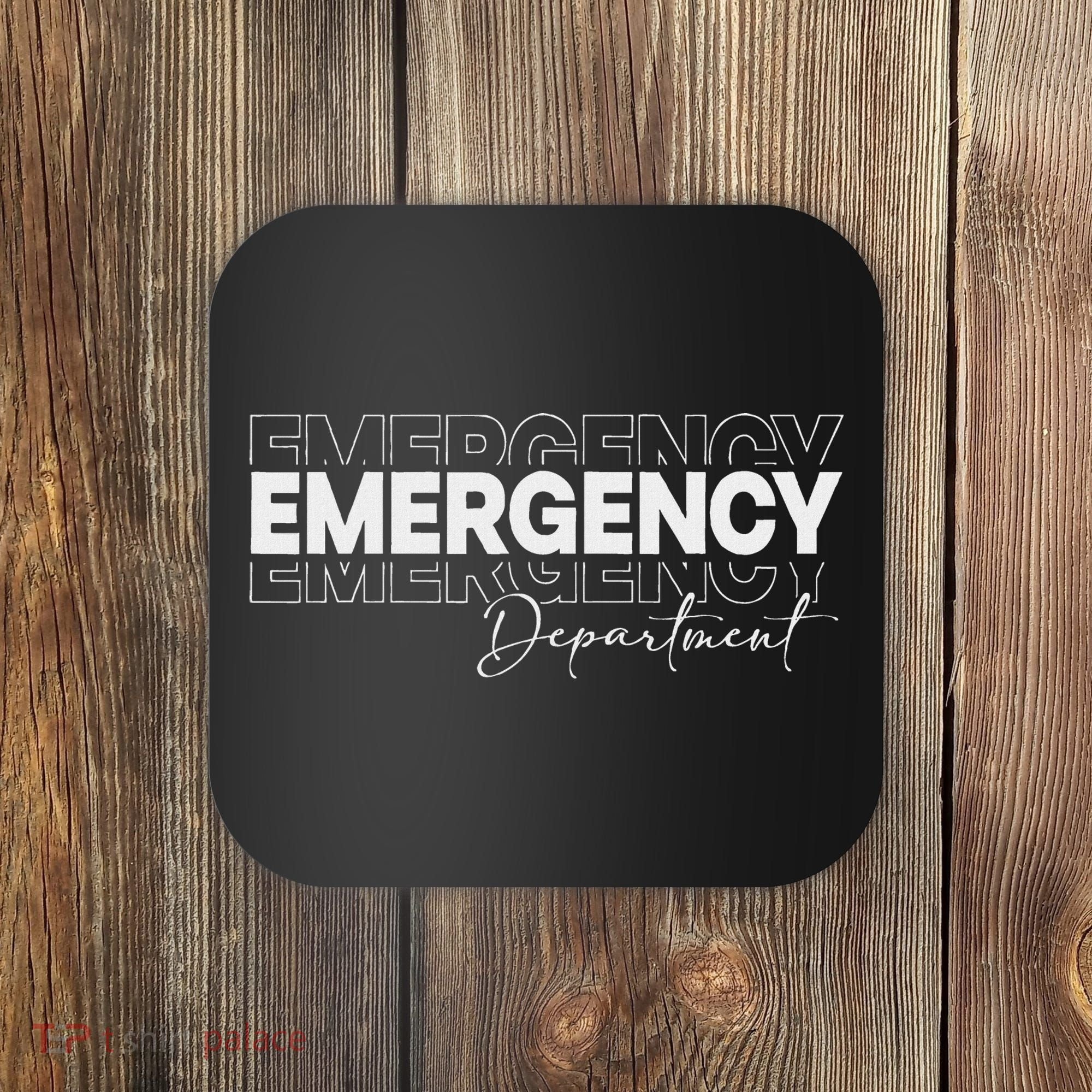 Emergency Department Emergency Room Healthcare Nursing Coaster