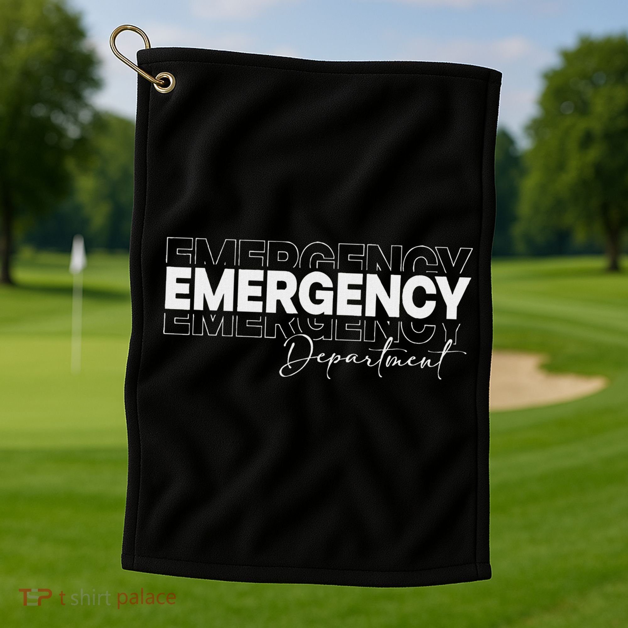 Emergency Department Emergency Room Healthcare Nursing Golf Towel