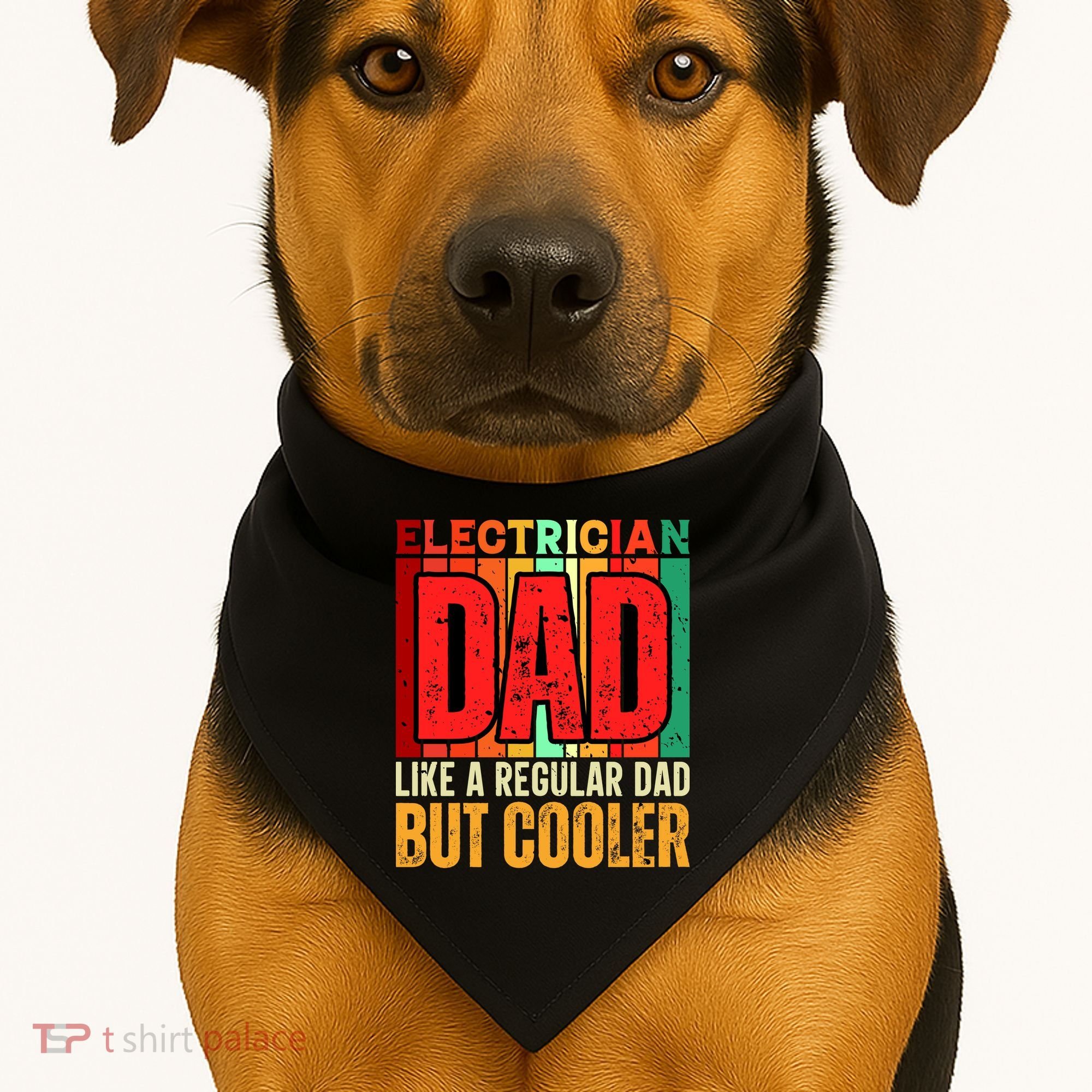 Electrician Dad USA-Made Doggie Bandana