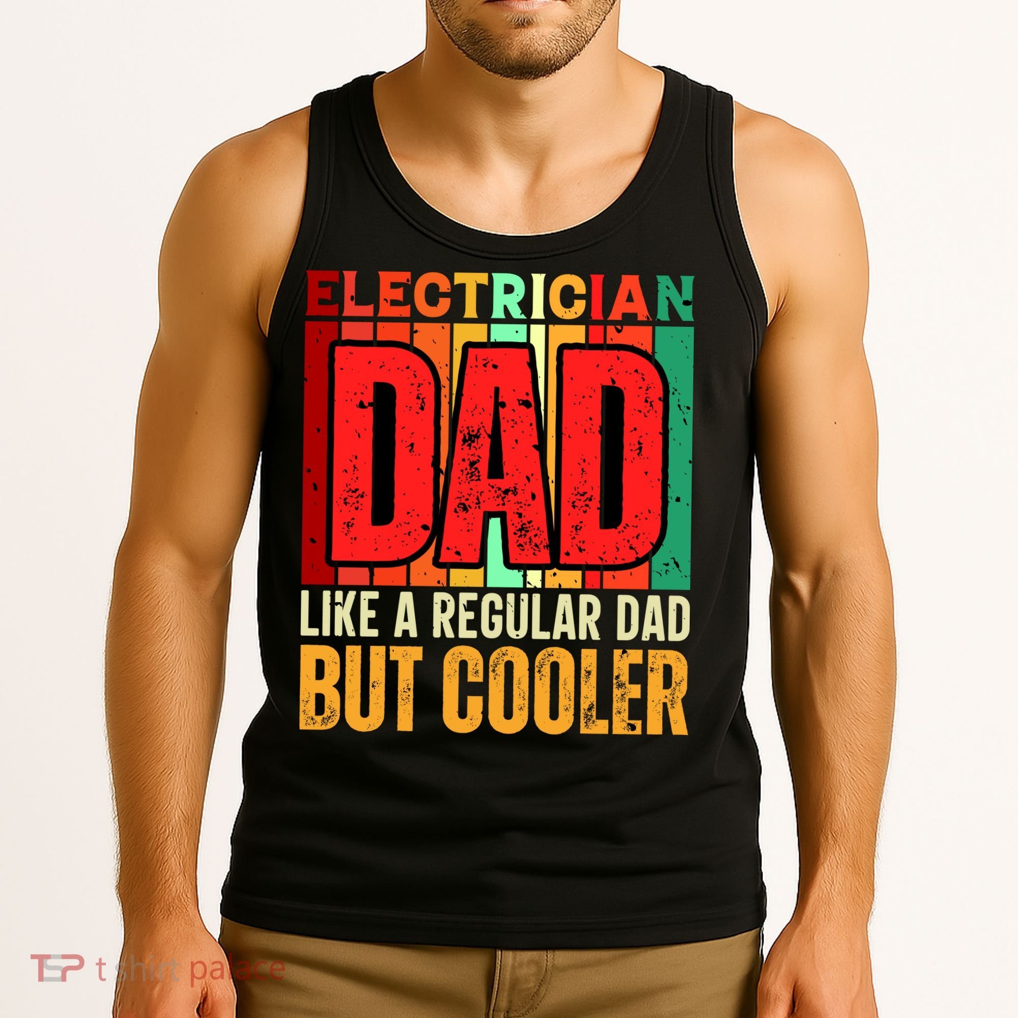 Electrician Dad Tank Top