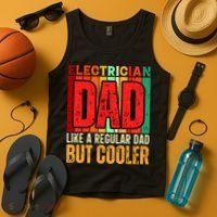 Electrician Dad Tank Top thumb 4
