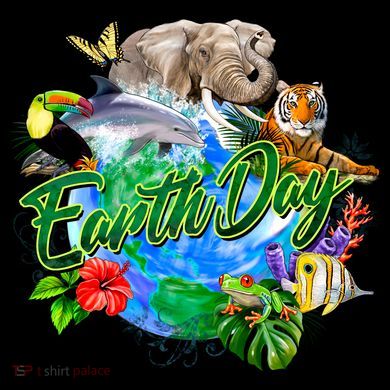Earth Day 16oz Travel Tumbler
