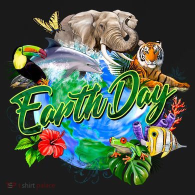 Earth Day Short Acrylic Beanie