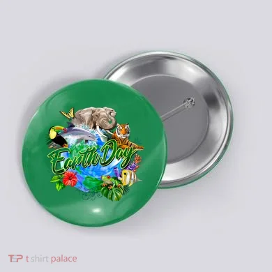 Earth Day Button