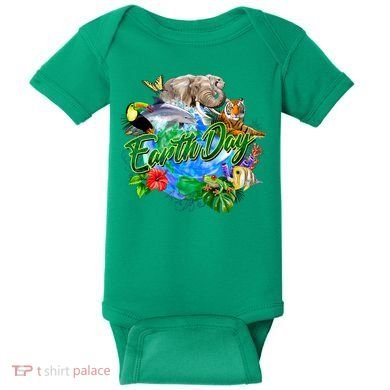 Earth Day Baby Bodysuit