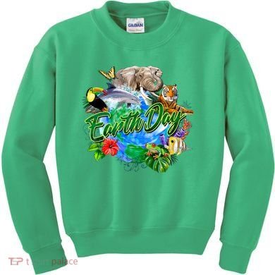 Earth Day Kids Sweatshirt