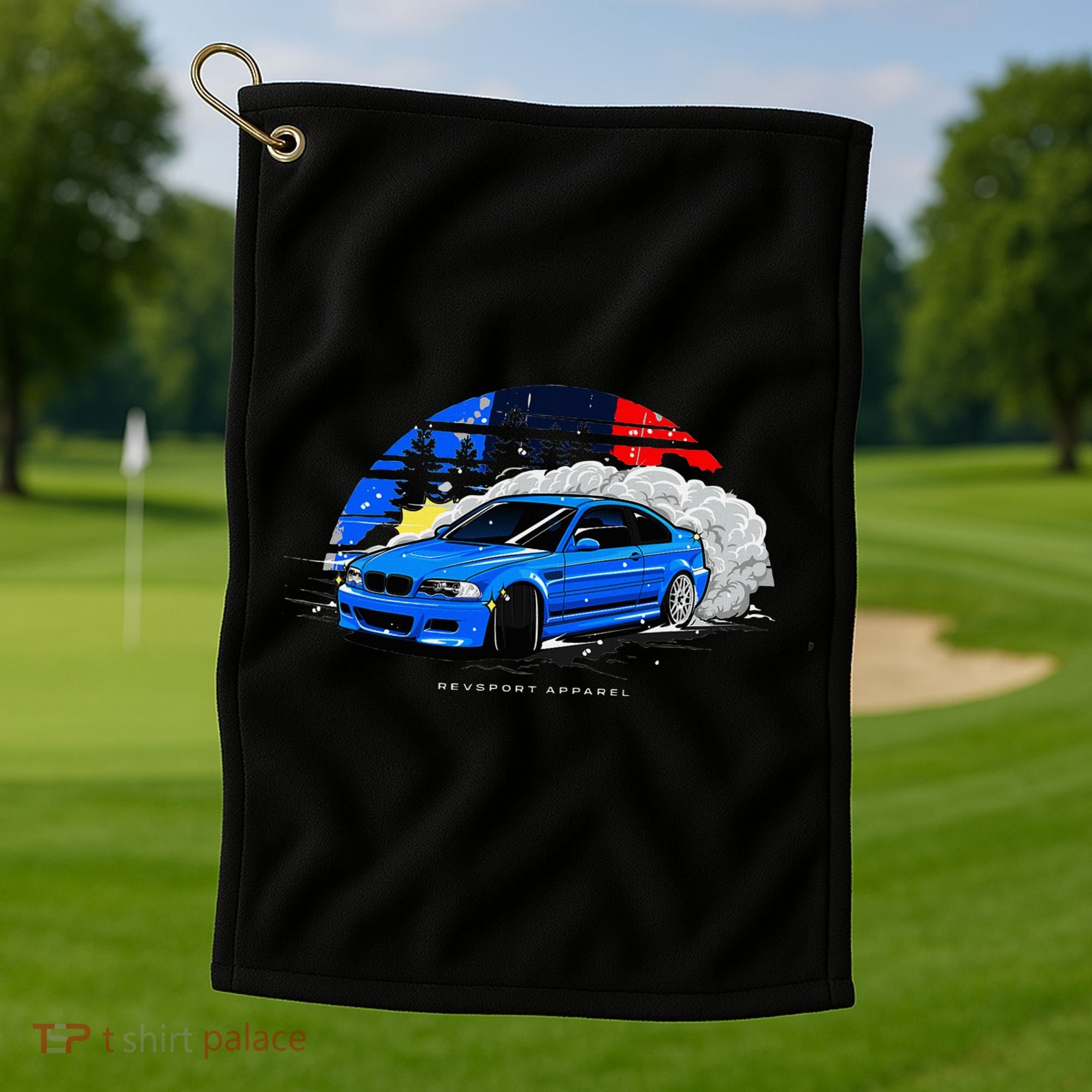 E46 Drifting Golf Towel