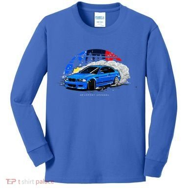 E46 Drifting Kids Long Sleeve Shirt