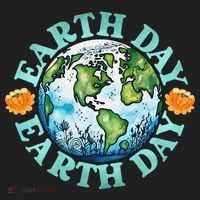 Earth Day Every Day Rainbow Globe Save The Planet Women's Sweatshirt thumb 2