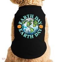 Earth Day Every Day Rainbow Globe Save The Planet Doggie Tank thumb 0