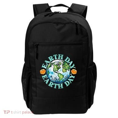 Earth Day Every Day Rainbow Globe Save The Planet Backpack