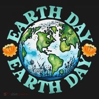 Earth Day Every Day Rainbow Globe Save The Planet Pajama Set thumb 2