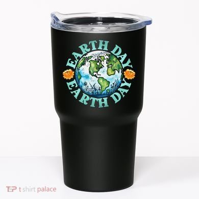 Earth Day Every Day Rainbow Globe Save The Planet Tumbler