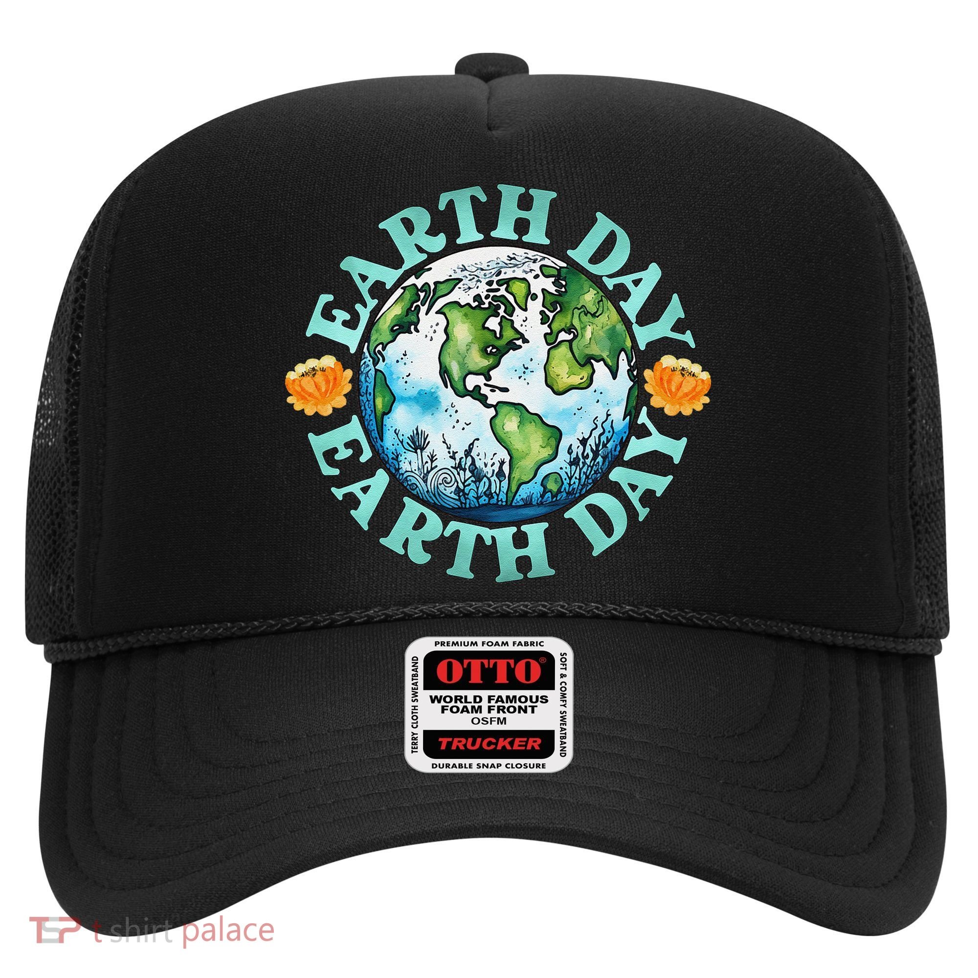 Earth Day Every Day Rainbow Globe Save The Planet Hat