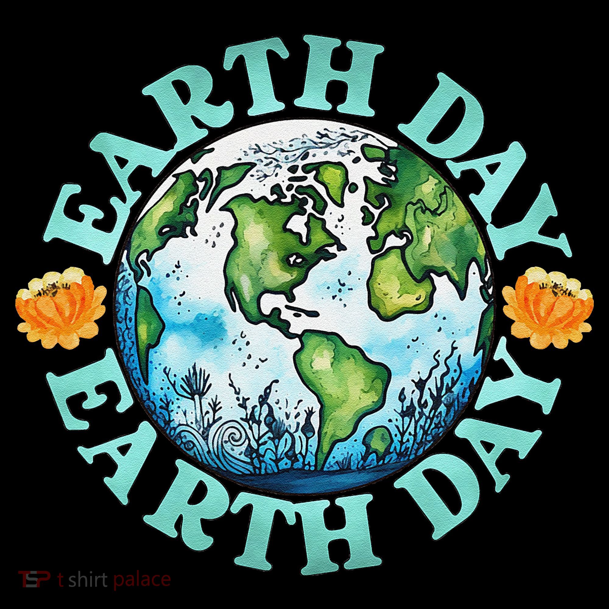 Earth Day Every Day Rainbow Globe Save The Planet Toddler Hoodie