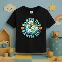 Earth Day Every Day Rainbow Globe Save The Planet Toddler T-Shirt thumb 3