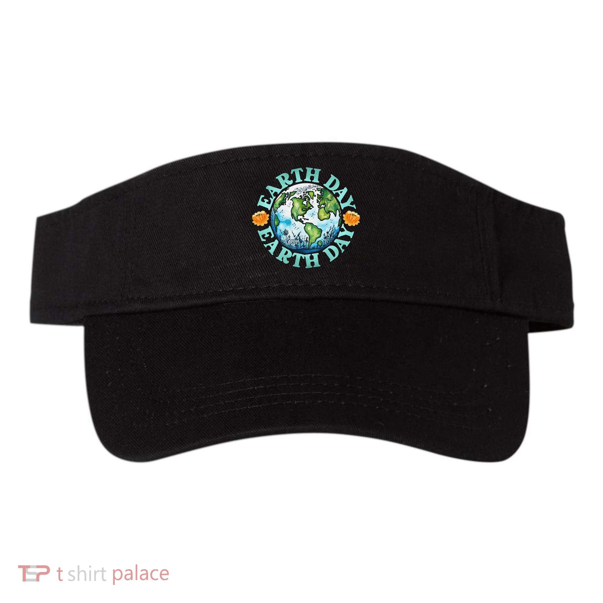 Earth Day Every Day Rainbow Globe Save The Planet Visor