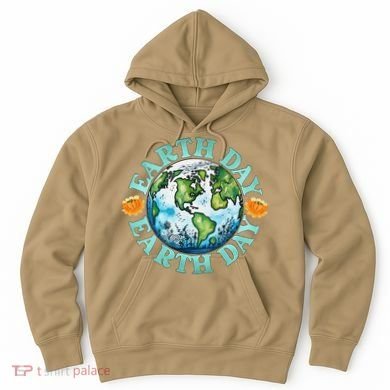 Earth Day Every Day Rainbow Globe Save The Planet Hoodie