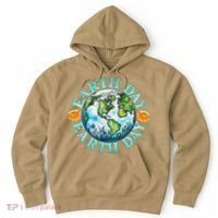 Earth Day Every Day Rainbow Globe Save The Planet Hoodie thumb 0