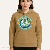 Earth Day Every Day Rainbow Globe Save The Planet Hoodie thumb 5