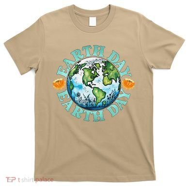 Earth Day Every Day Rainbow Globe Save The Planet T-Shirt