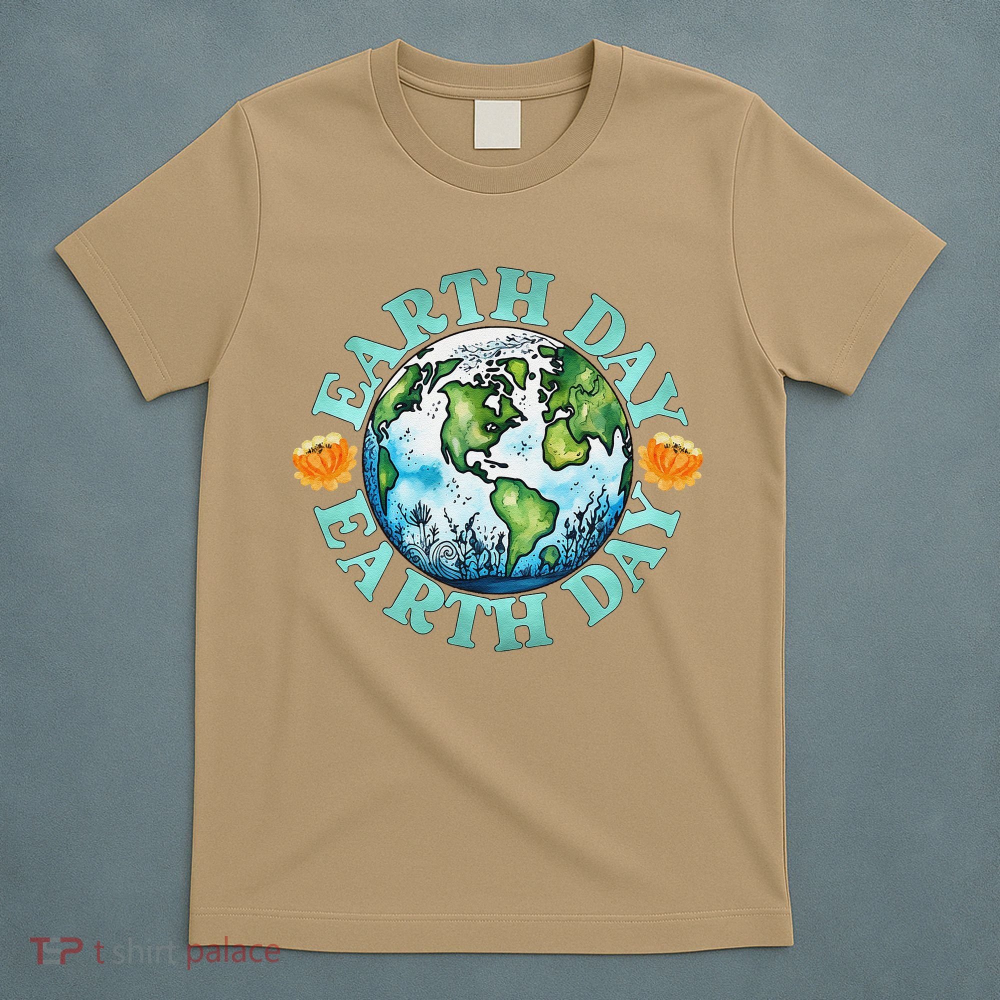 Earth Day Every Day Rainbow Globe Save The Planet T-Shirt