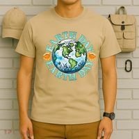 Earth Day Every Day Rainbow Globe Save The Planet T-Shirt thumb 6