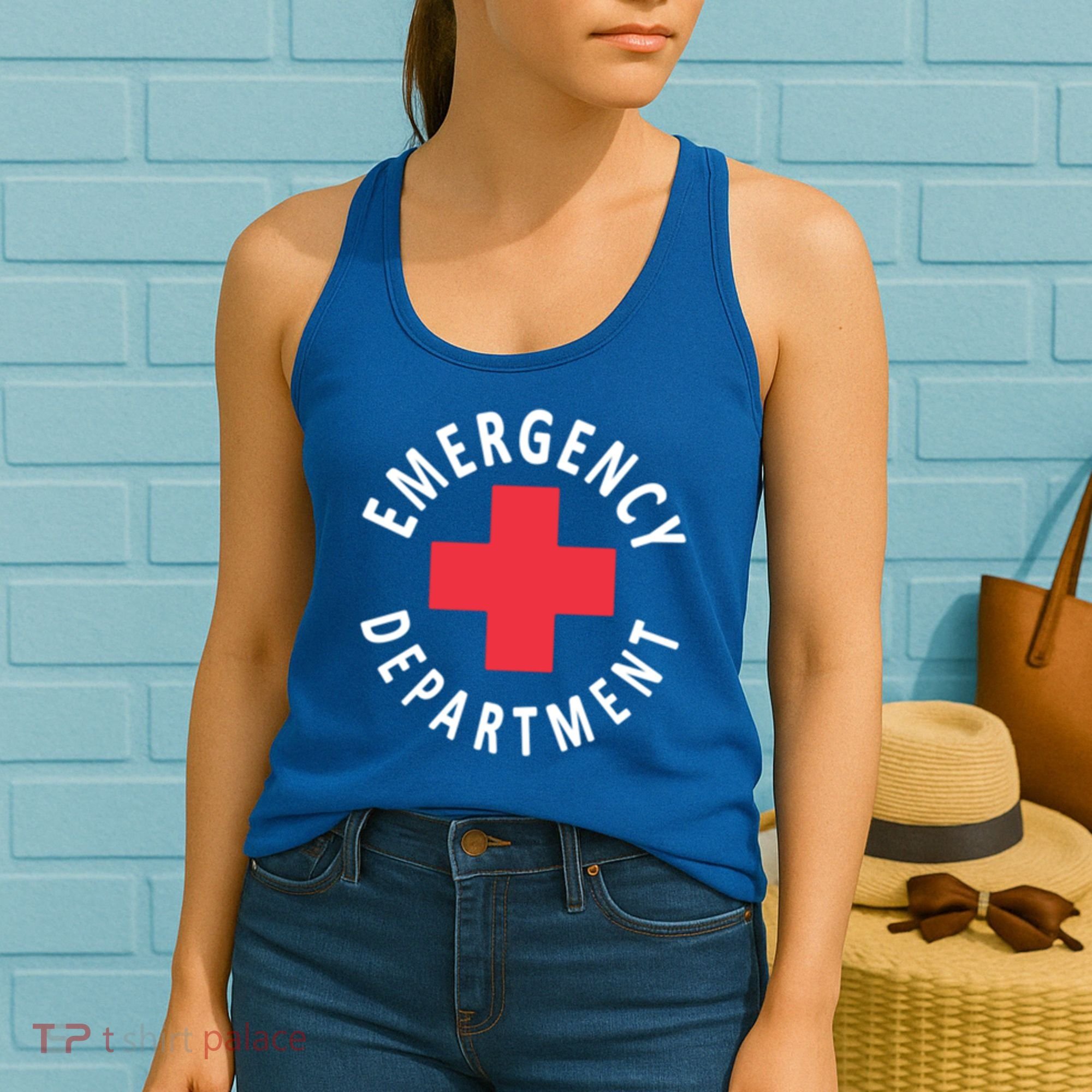 Emergency Departt Emergency Room Healthcare Nursing Nurse Gift Women's Tank Top
