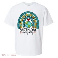 Earth Day Every Day Save Our Planet Rainbow Tree Sueded Cloud Jersey T-Shirt thumb 0