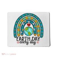 Earth Day Every Day Save Our Planet Rainbow Tree Mousepad thumb 0
