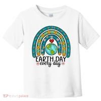 Earth Day Every Day Save Our Planet Rainbow Tree Toddler T-Shirt thumb 0