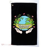 Earth Day Everyday Awareness Golf Towel thumb 0