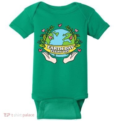 Earth Day Everyday Awareness Baby Bodysuit